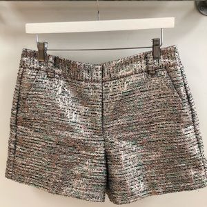 French Connection Pastel Silver Shorts